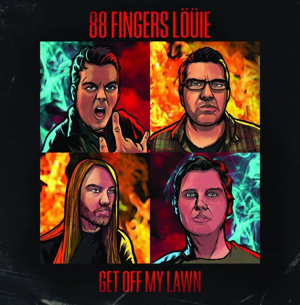 88 Fingers Louie – Get Off My Lawn (knockoff album cover)