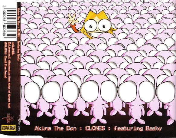 Akira The Don Featuring Bashy – Clones (knockoff album cover)