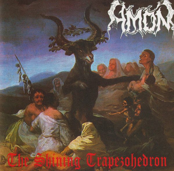 Amon – The Shining Trapezohedron (original album cover)