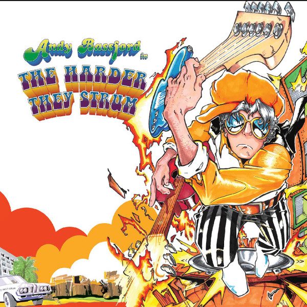 Andy Bassford – The Harder They Strum (knockoff album cover)