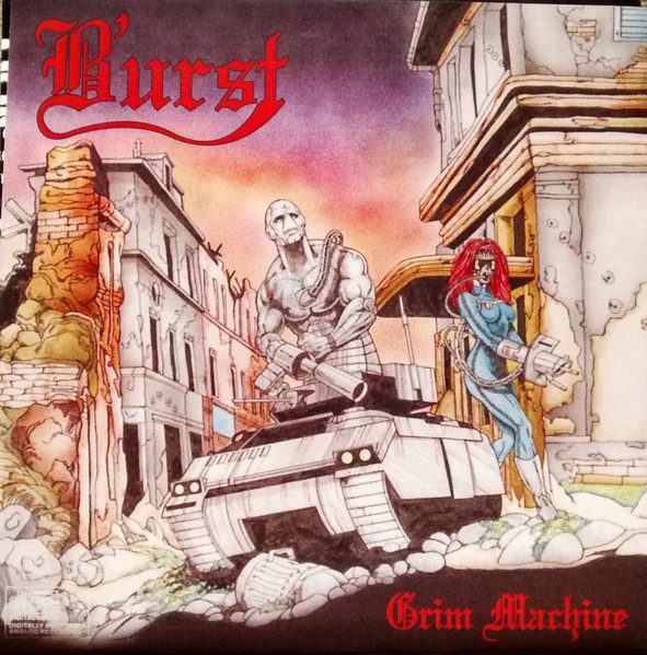 B'urst! – Grim Machine (knockoff album cover)