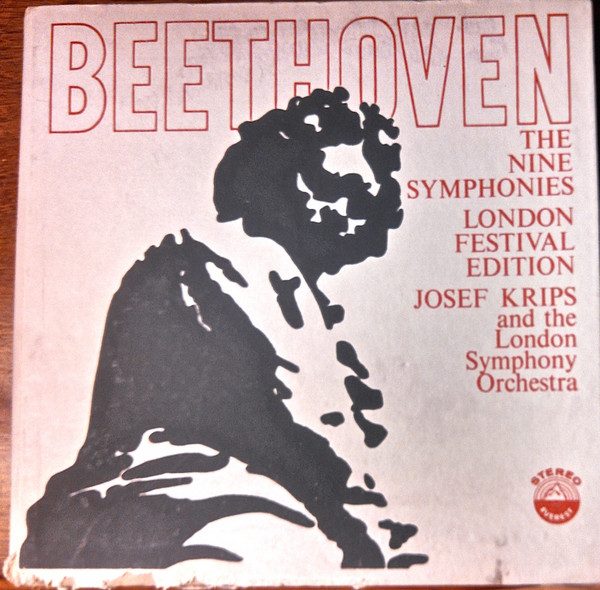 Beethoven : Josef Krips And The London Symphony Orchestra – The Nine Symphonies, London Festival Edition (original album cover)