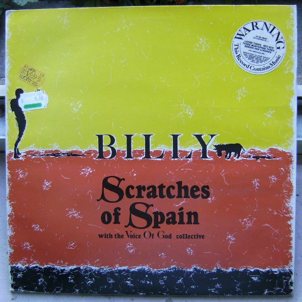Billy Jenkins With The Voice Of God Collective – Scratches Of Spain (knockoff album cover)