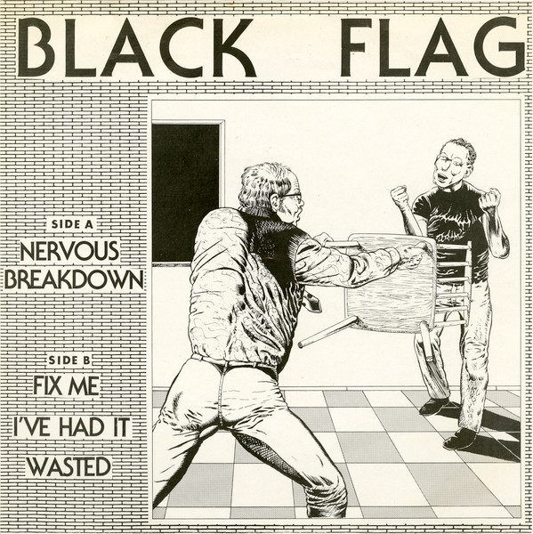 Black Flag – Nervous Breakdown (original album cover)