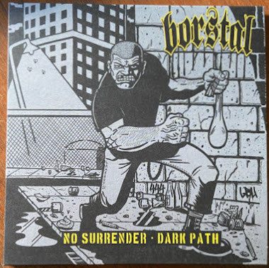 Borstal – No Surrender / Dark Path (knockoff album cover)