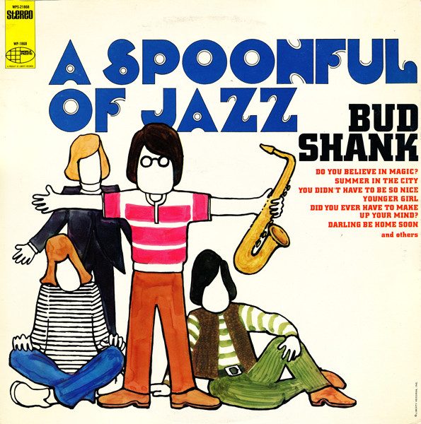 Bud Shank – A Spoonful Of Jazz (knockoff album cover)