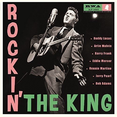 Buddy Lucas, Artie Malvin, Barry Frank, Eddie Mercer, Ronnie Martino, Jerry Pearl, Bob Adams – Rockin' The King (knockoff album cover)