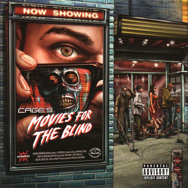 Cage – Movies For The Blind (knockoff album cover)