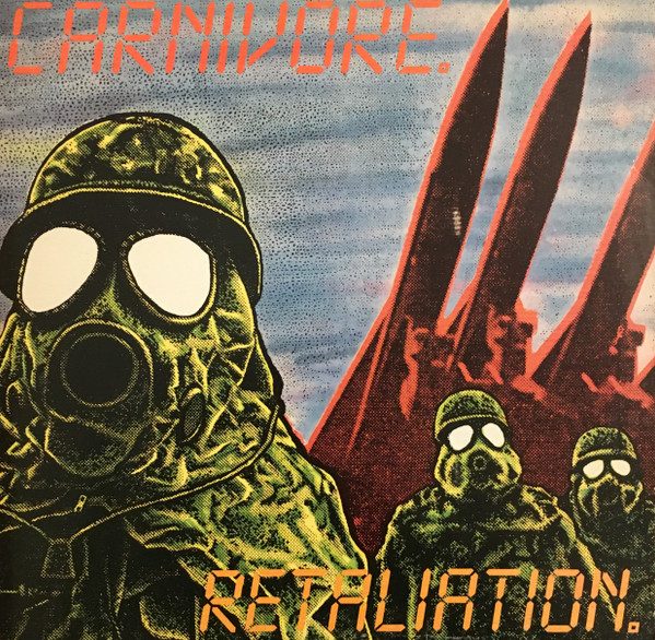 Carnivore – Retaliation. (knockoff album cover)