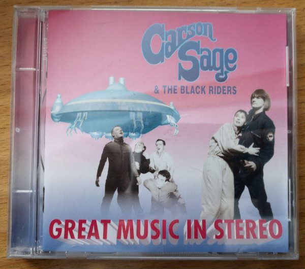 Carson Sage & The Black Riders – Great Music in Stereo (knockoff album cover)