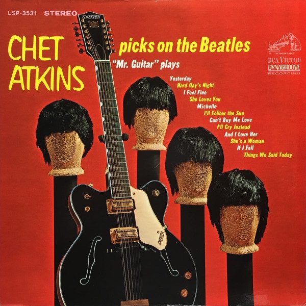 Chet Atkins – Chet Atkins Picks On The Beatles (knockoff album cover)