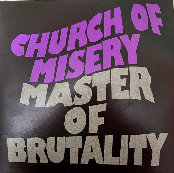 Church Of Misery – Master Of Brutality (knockoff album cover)