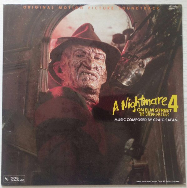 Craig Safan – A Nightmare On Elm Street 4: The Dream Master (Original Motion Picture Soundtrack) (original album cover)