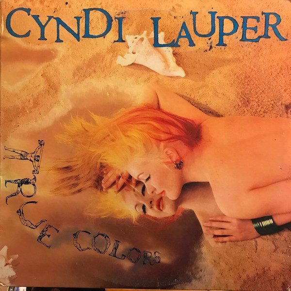 Cyndi Lauper – True Colors (knockoff album cover)