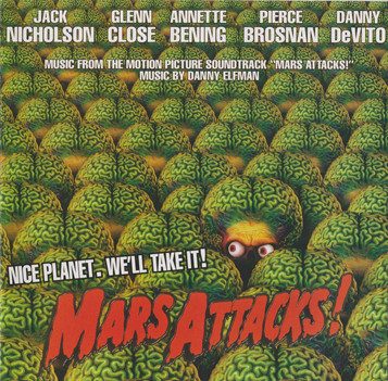 Danny Elfman – Mars Attacks! (Music From The Motion Picture Soundtrack) (original album cover)