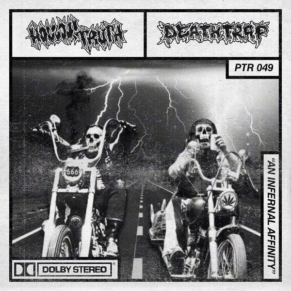 Deathtrap, Hollow Truth – An Infernal Affinity (knockoff album cover)