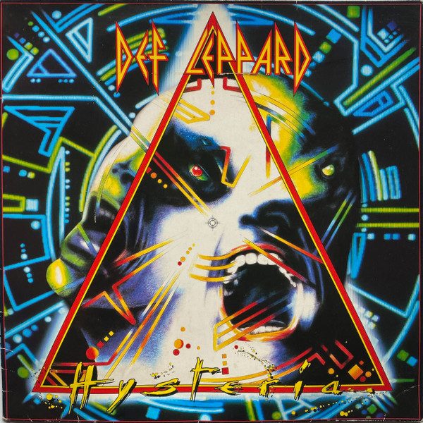 Def Leppard – Hysteria (original album cover)