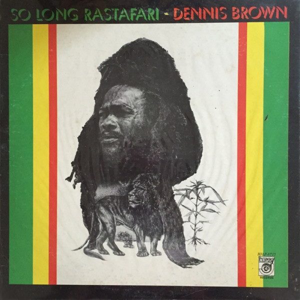 Dennis Brown – So Long Rastafari (knockoff album cover)