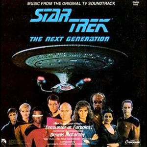 Dennis McCarthy – Star Trek: The Next Generation - "Encounter At Farpoint" (Music From The Original TV Soundtrack) (original album cover)