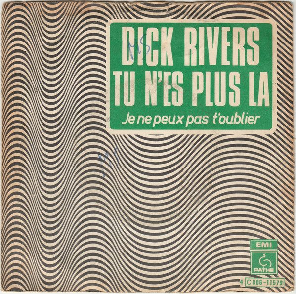 Dick Rivers – Tu N'es Plus La (original album cover)