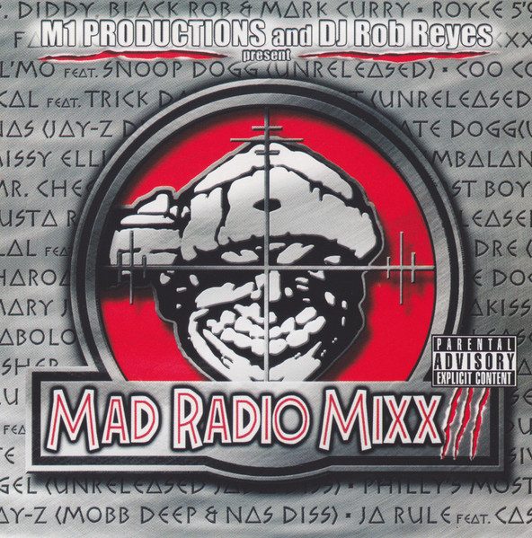 DJ Rob Reyes – Mad Radio Mixx III (knockoff album cover)