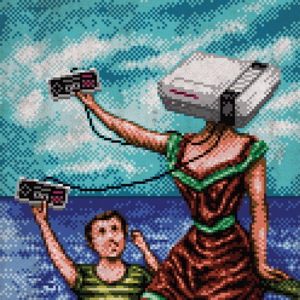 Doctor Octoroc – In The RP2A Over The Sea (A Neutral Milk Hotel Tribute) (knockoff album cover)