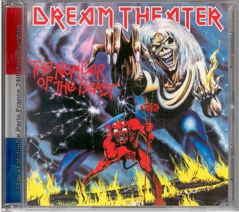 Dream Theater – The Number Of The Beast (knockoff album cover)