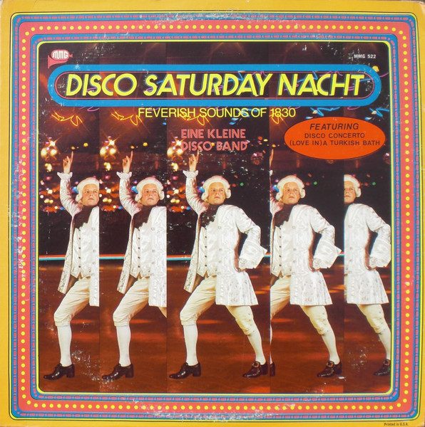 Eine Kleine Disco Band – Disco Saturday Nacht (Feverish Sounds Of 1830) (knockoff album cover)