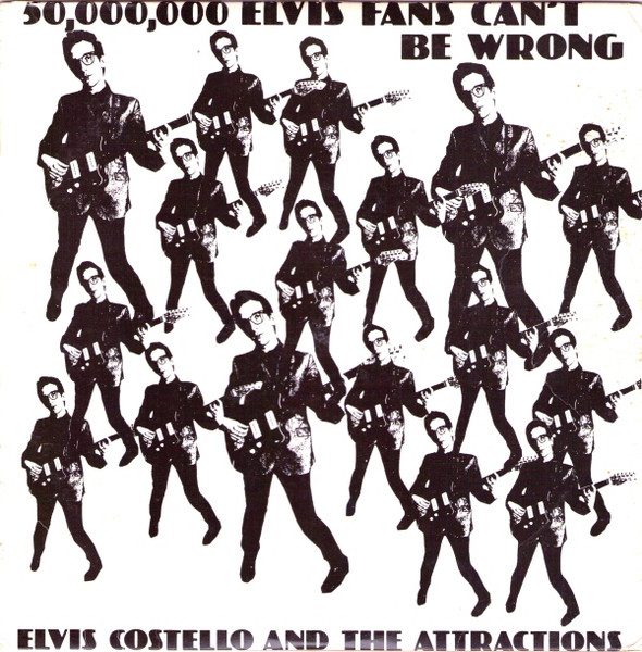 Elvis Costello & The Attractions – 50,000,000 Elvis Fans Can't Be Wrong (knockoff album cover)