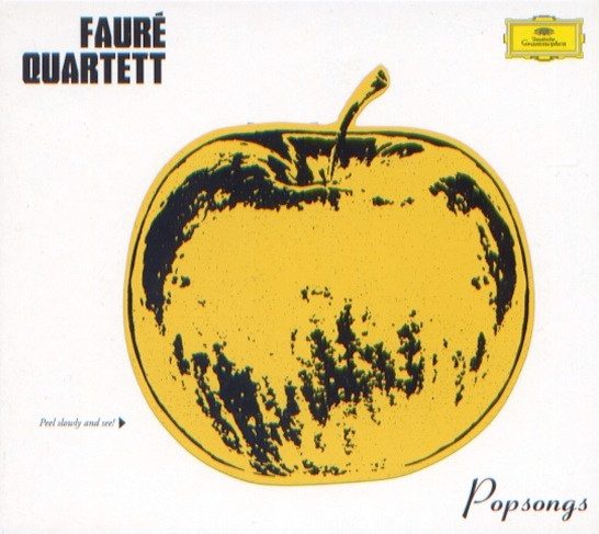 Fauré Quartett – Popsongs (knockoff album cover)