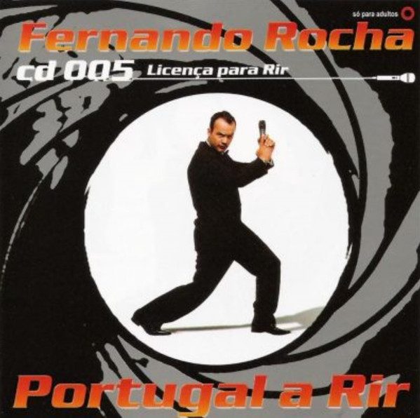 Fernando Rocha – Portugal A Rir: CD 005 - Licença Para Rir (knockoff album cover)
