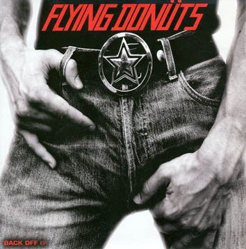 Flying Donuts – Back Off (knockoff album cover)