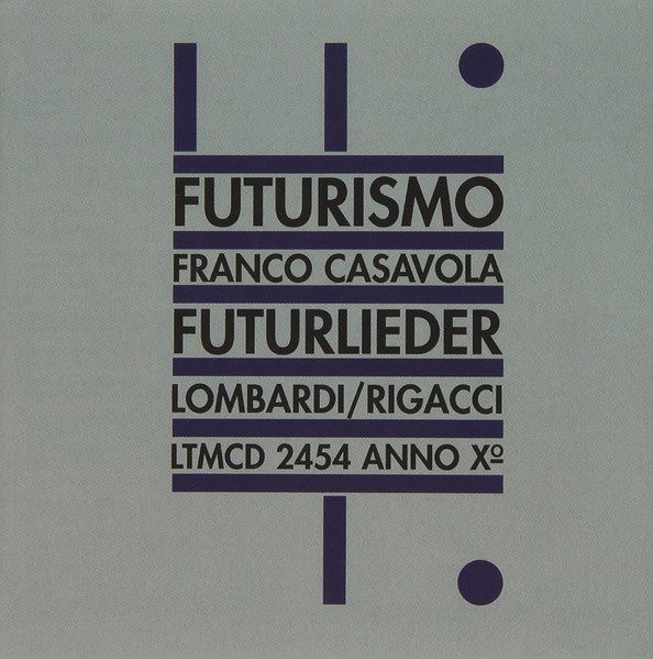 Franco Casavola – Futurlieder (original album cover)