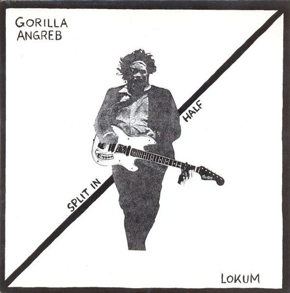 Gorilla Angreb – Split In Half (knockoff album cover)