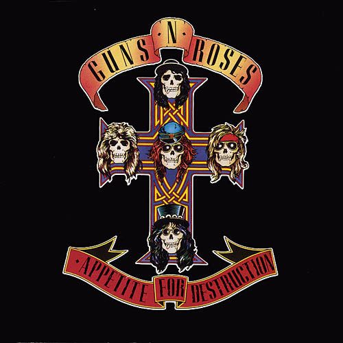 Guns N' Roses – Appetite For Destruction (original album cover)