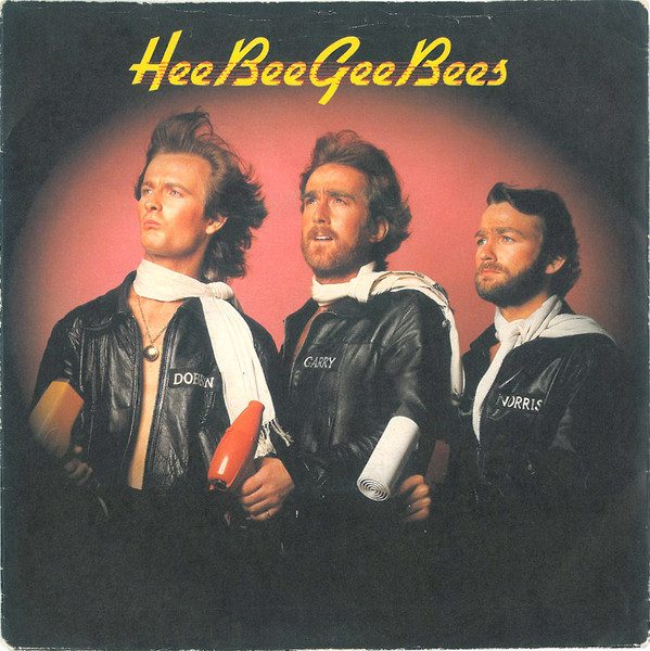 HeeBeeGeeBees – Meaningless Songs / Posing In The Moonlight (knockoff album cover)