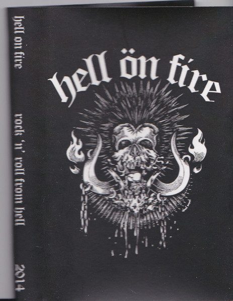 Hell Ön Fire – Rock'N'Roll From Hell (knockoff album cover)