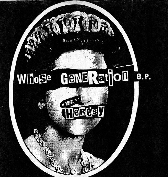 Heresy – Whose Generation e.p. (knockoff album cover)