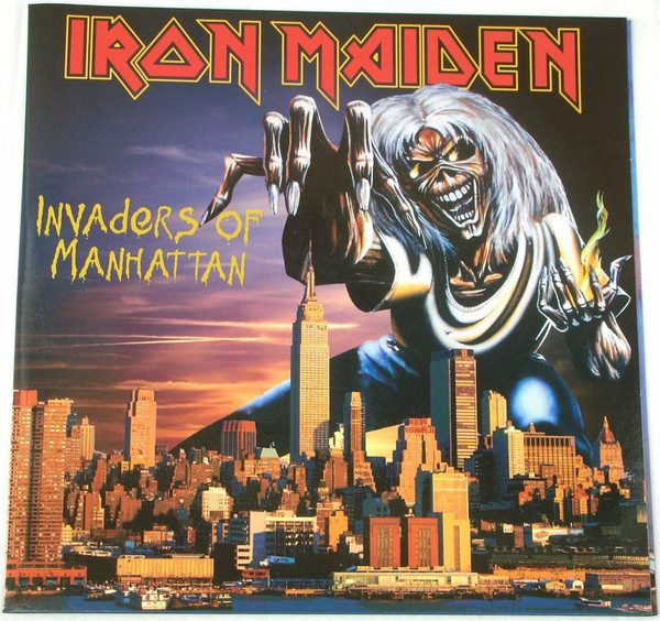 Iron Maiden – Invaders Of Manhattan (knockoff album cover)