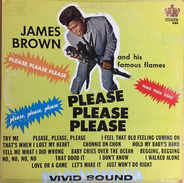 James Brown & The Famous Flames – Please, Please, Please (original album cover)