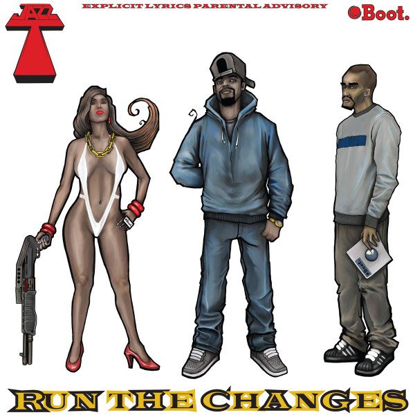 Jazz T – Run The Changes (knockoff album cover)