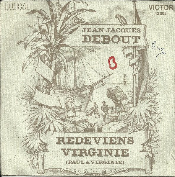Jean-Jacques Debout – Redeviens Virginie (Paul & Virginie) (original album cover)
