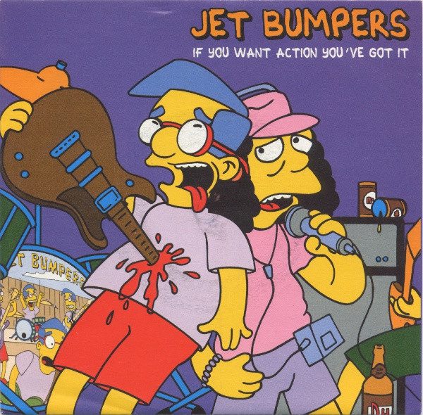 Jet Bumpers – If You Want Action You've Got It (knockoff album cover)
