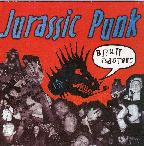 Jurassic Punk – Brutt Bastard (knockoff album cover)