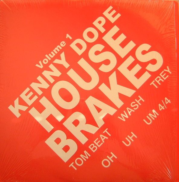 Kenny "Dope" Gonzalez – House Brakes Vol. 1 (knockoff album cover)