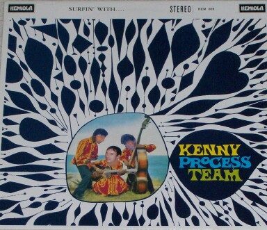 Kenny Process Team – Surfin' With.... (knockoff album cover)
