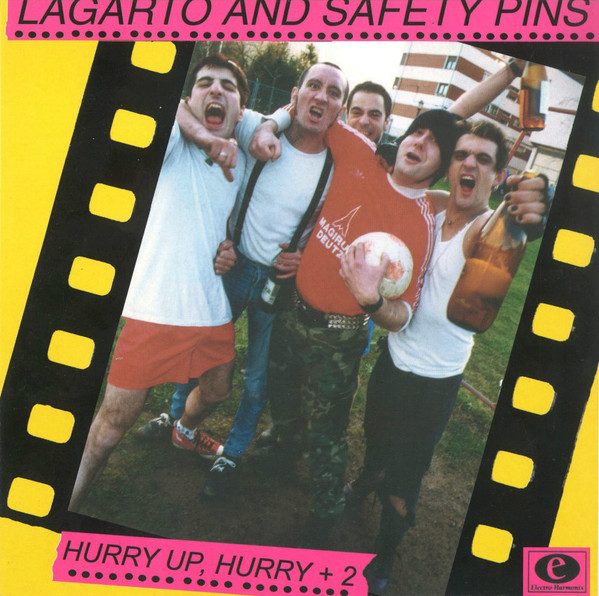 Lagarto And Safety Pins – Hurry Up, Hurry + 2 (knockoff album cover)