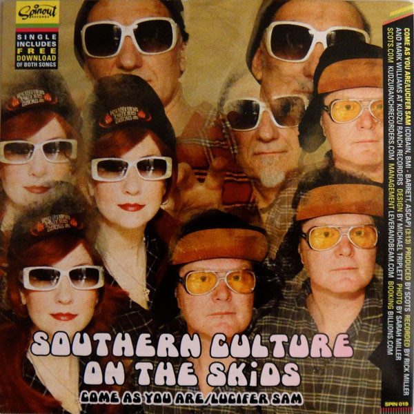 Los Straitjackets – Smells Like Teen Spirit / Come As You Are (knockoff album cover)