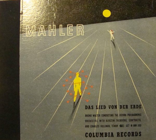 Mahler, Bruno Walter Conducting The Vienna Philharmonic Orchestra, Kerstin Thorborg, Charles Kullman – Das Lied Von Der Erde (original album cover)