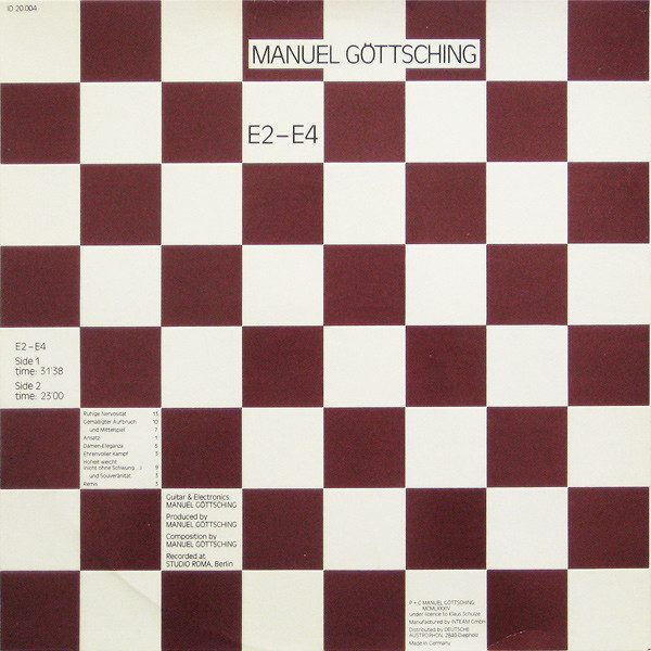Manuel Göttsching – E2-E4 (original album cover)